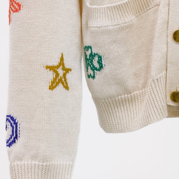 Gucci Symbols Jacquard Rainbow Cardigan - Picture 7 of 16